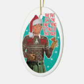 Get Lit Guy Kerstversiering Keramisch Ornament (Links)