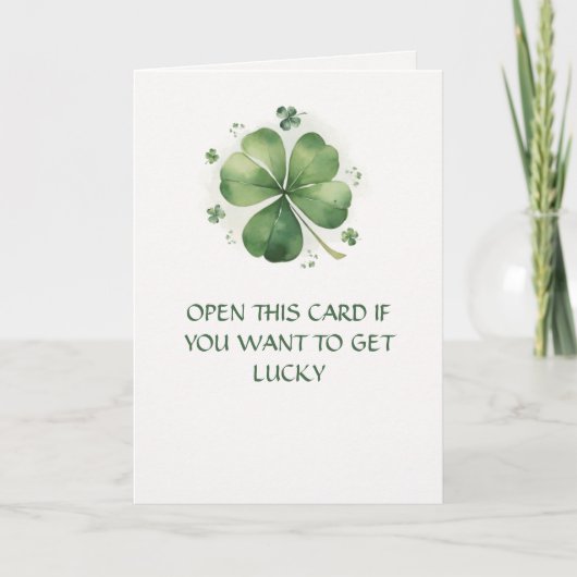 Get Lucky - Funny St. Patrick's Day  Kaart (Voorkant)