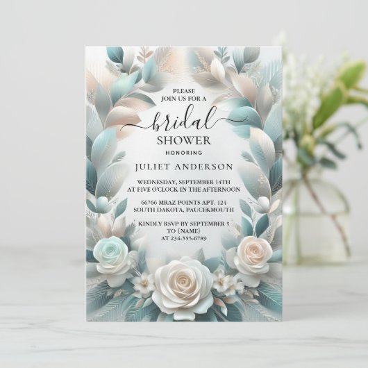 Get Metal Glam glanzend high-end zilver Vrijgezell Kaart (Staand voorkant)