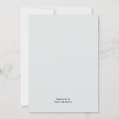 Get Metal Glam glanzend high-end zilver Vrijgezell Kaart (Achterkant)