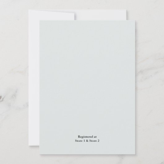 Get Metal Glam glanzend high-end zilver Vrijgezell Kaart (Achterkant)