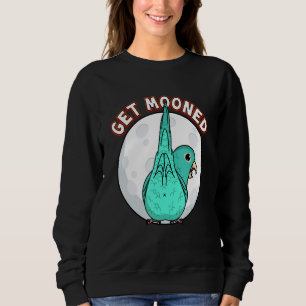 Get Mooned I Papegaai Underfluffies I Turquoise Pa Trui