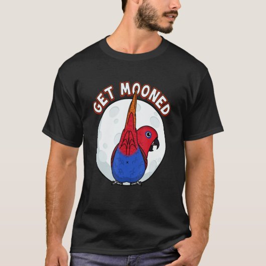 Get Mooned I Parrot Underfluffies I Female Eclectu T-shirt (Voorkant)