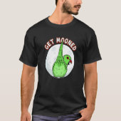 Get Mooned I Parrot Underfluffies I Green Indian R T-shirt (Voorkant)