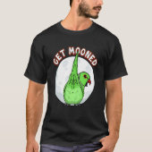 Get Mooned I Parrot Underfluffies I Green Indian R T-shirt (Voorkant)