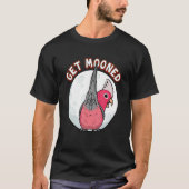 Get Mooned I Parrot Underfluffies I Rose Galah Coc T-shirt (Voorkant)