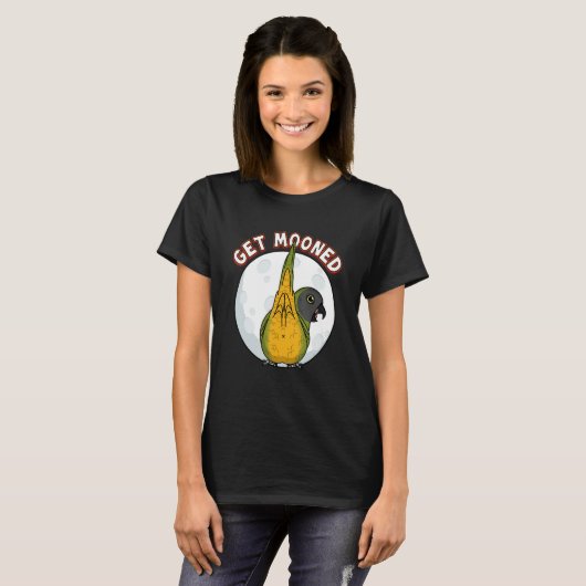 Get Mooned I Parrot Underfluffies I Senegal Parrot T-shirt (Voorkant volledig)