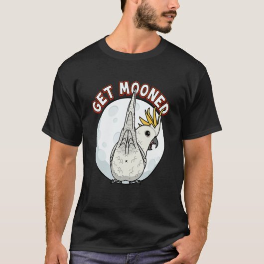 Get Mooned I Parrot Underfluffies I Sulphur creste T-shirt (Voorkant)