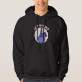 Get Mooned I Parrot Underfluffies I Violet Indian Hoodie (Voorkant)