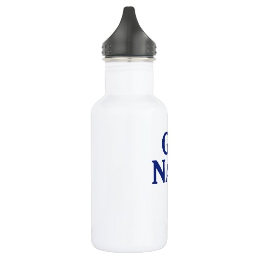 "GET NAUTI" - Nautical Stainless Steel Water Bottl Waterfles (Links)