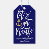 Get Nauti | Zeil Bachelorettefeest Cadeaulabel (Achterkant)