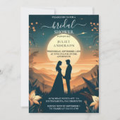 Get Night Sunset Moon Cloud Twilight Vrijgezellenf Kaart (Voorkant)