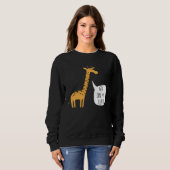 Get On My Level Giraffe  Tall Zoo Animal Trui (Voorkant volledig)
