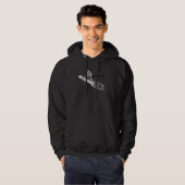 Get Ready  Astronaut Falling on a Spaceship  Space Hoodie (Voorkant volledig)