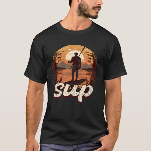 Get ready to hit the waves with our SUP T-shirt (Voorkant)