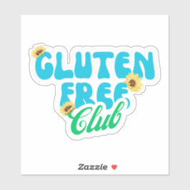 Get the Gluten Free Club Sticker