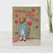 GET THEM OUT - ondeugende retro Valentijnse  kaart (Voorkant)