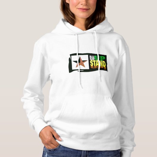 Get Up Stand Up - Retro Edition Hoodie (Voorkant)