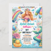 Get Water Park Cool Summer splash pad 1e verjaarda Kaart (Voorkant)