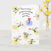 Get Well-Buzz gaat rond je had een operatie Kaart (Gele Bloem)