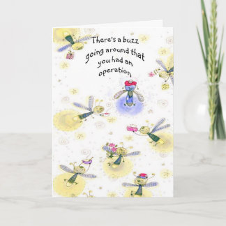 Get Well-Buzz gaat rond je had een operatie Kaart