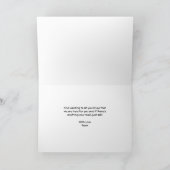  Get Well Card voor een kankerpatiënt Kaart (Binnen)
