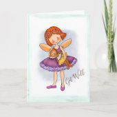 Get well Card with Fairy and Bear Feestdagen Kaart (Voorkant)