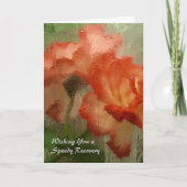 Get Well Card with Roses Kaart (Voorkant)