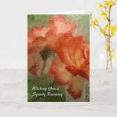 Get Well Card with Roses Kaart (Gele Bloem)