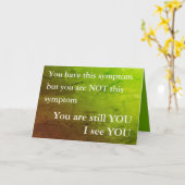 Get Well Chronic ziekte kaart Je bent nog steeds j (Gele Bloem)