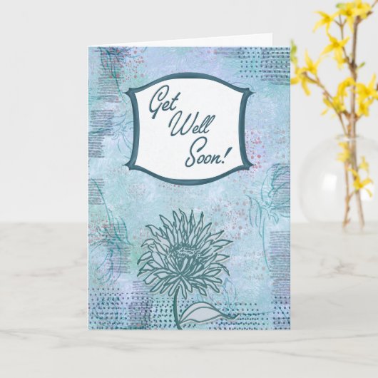 Get Well Daisy Card Kaart (Gele Bloem)