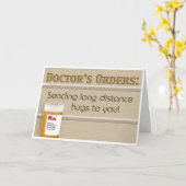 Get Well - Doctor's Orders Kaart (Gele Bloem)