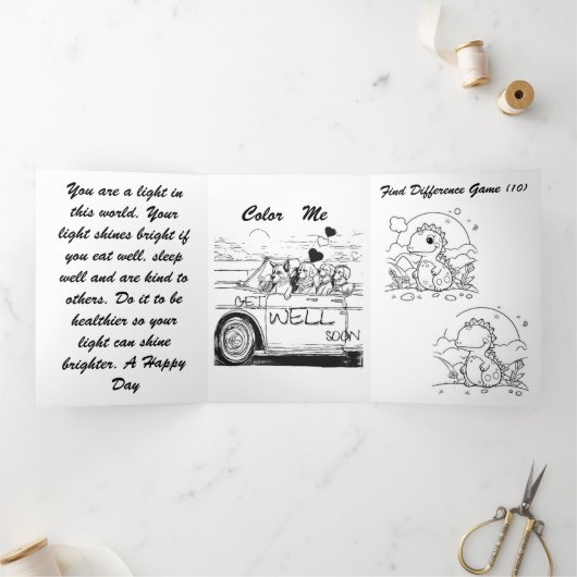 GET WELL Dogs Driving Kaart Activiteitenprogramma (Binnen)