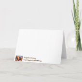 Get Well - Eekhoorn Wenskaart Kaart (Achterkant)