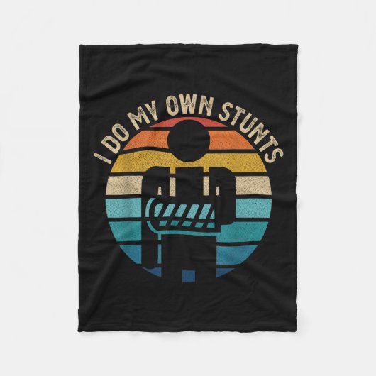 Get Well Funny Injury Hand Wrist, I Do My Own Stun Fleece Deken (Voorkant)