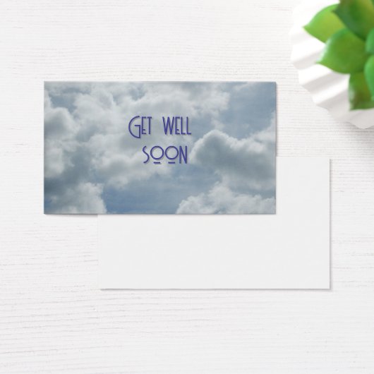 Get Well Gift Card Visitekaartje (Bureau)