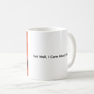 Get Well, I Care About You, Kitten Coffee Mug Koffiemok
