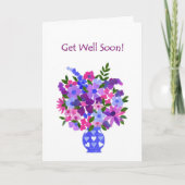 Get Well Kaart - Bloemkracht (Voorkant)