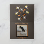 "Get Well" Kaart met Schattigee Basset Hound Puppy (Binnen)