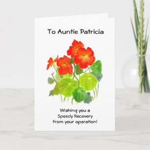  Get Well Kaart - Nasturtiums