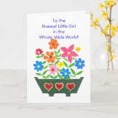  Get Well Kaart voor een kind met kanker (Gele Bloem)