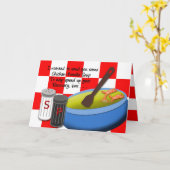 GET WELL - KIPPENSOEP - HUMOR KAART (Gele Bloem)