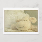 Get well my love schapenslaap slecht - wenskaart briefkaart (Voorkant)