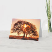 Get Well Oak Tree and Heart Card Kaart (Voorkant)