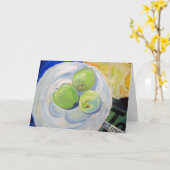 Get Well, Painting of Apples Kaart (Gele Bloem)