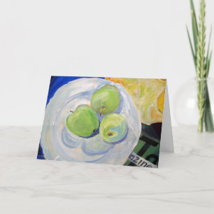 Get Well, Painting of Apples Kaart