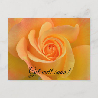 Get well rose briefkaart
