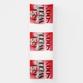 Get Well Soon 4x12 Vinyl Banner (Verticaal)
