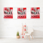 Get Well Soon 4x12 Vinyl Banner (Insitu)
