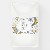 Get Well Soon Blues 2.5x4 Vinyl Spandoek (Verticaal)